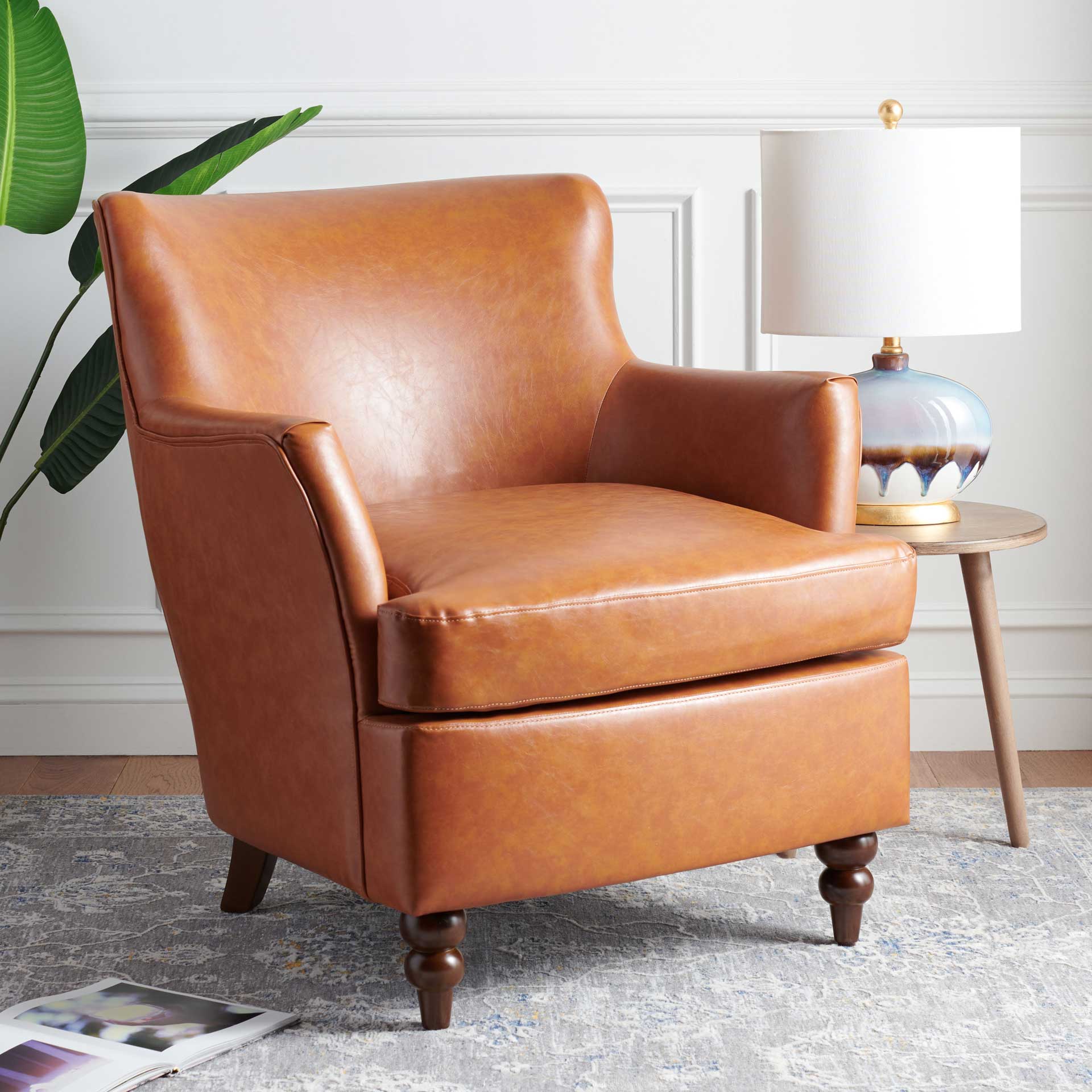 Leia Accent Chair Cognac