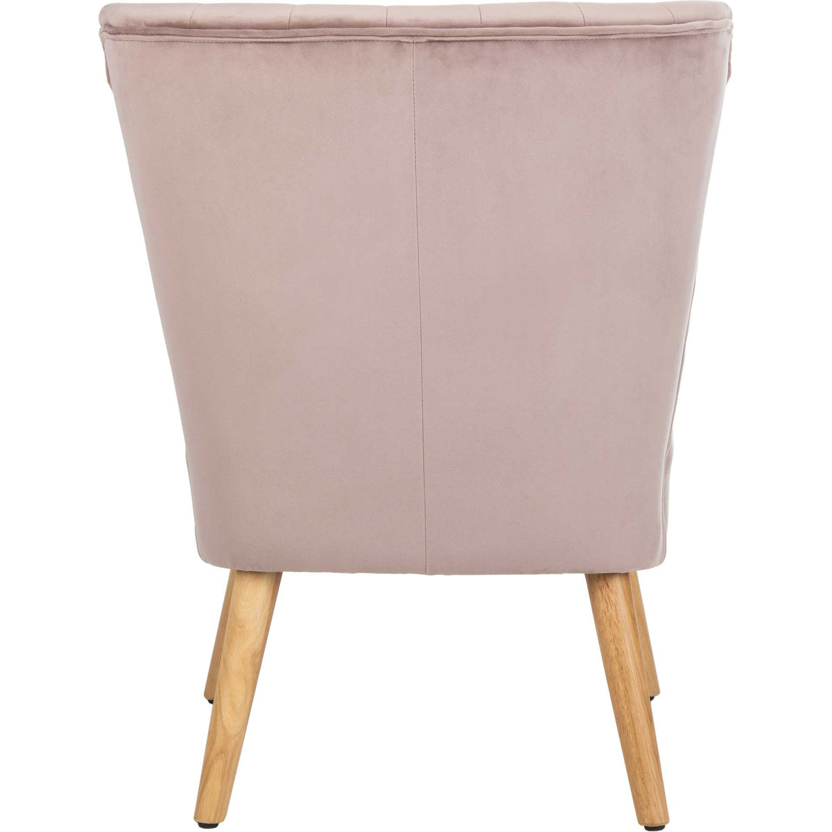 Juliet Mid Century Accent Chair Mauve/Natural