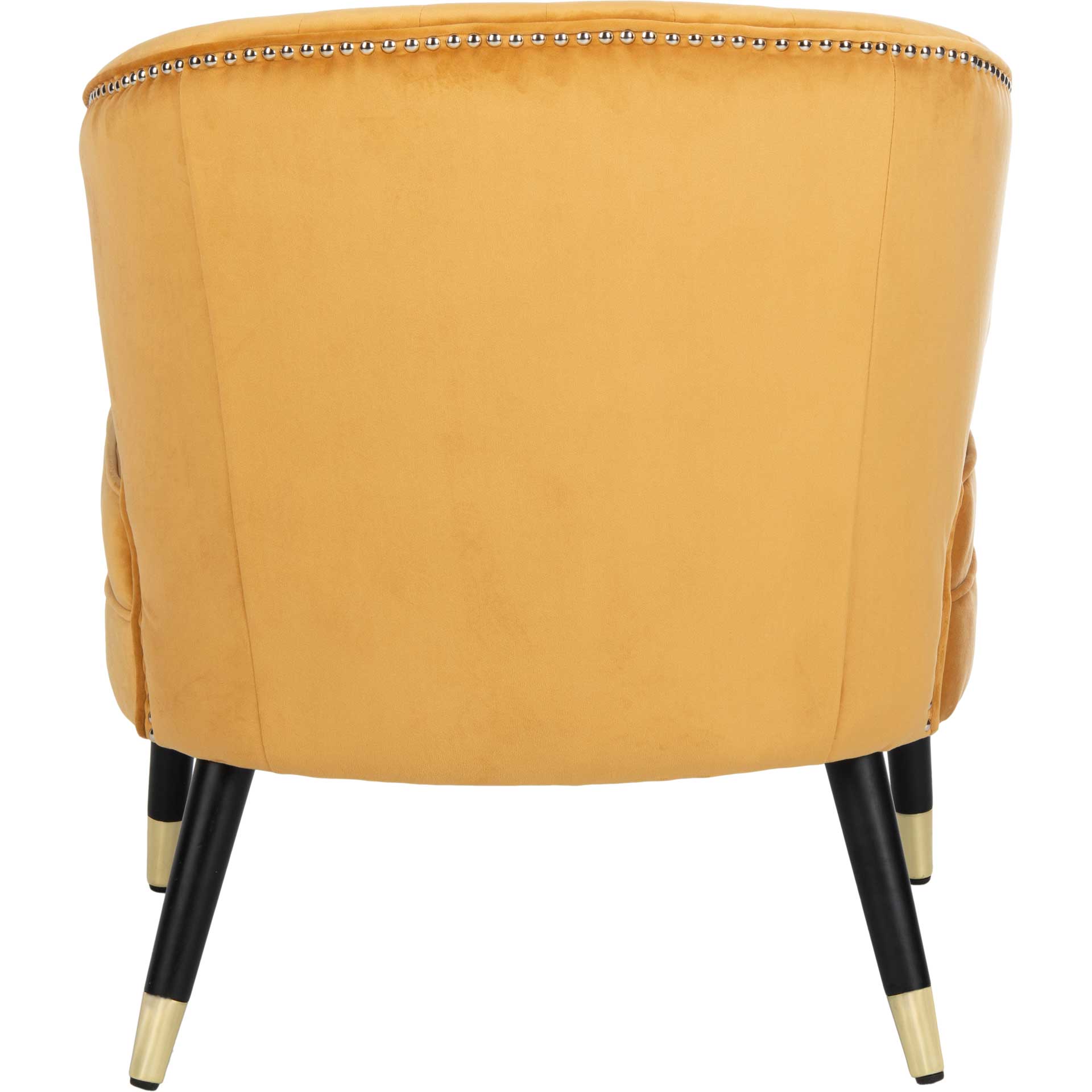 Stitch Wingback Accent Chair Marigold/Black