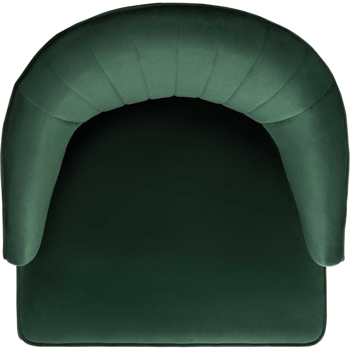 Stitch Wingback Accent Chair Forest Green/Black