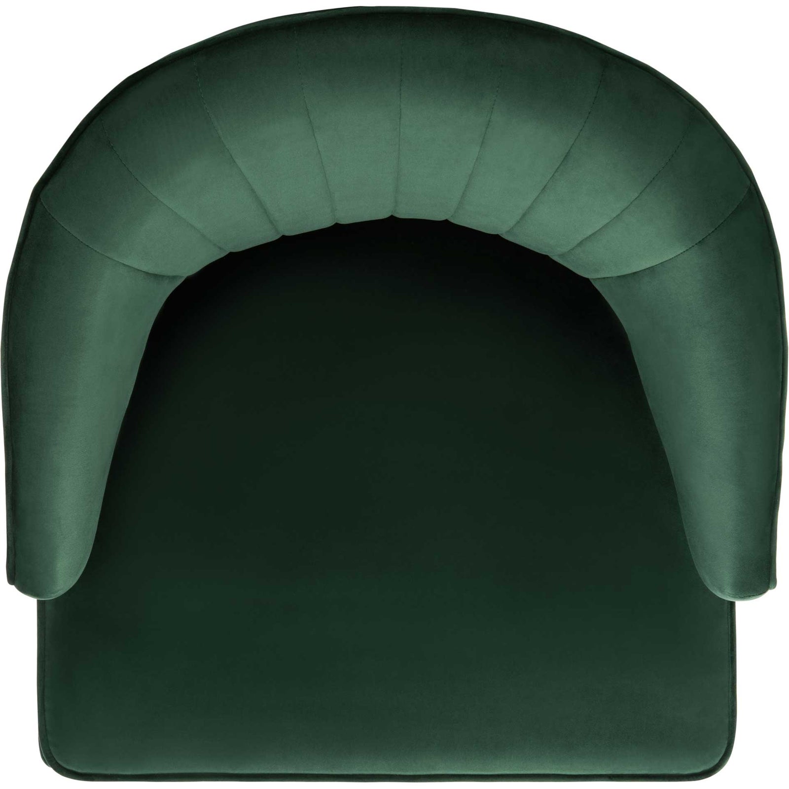 Stitch Wingback Accent Chair Forest Green/Black