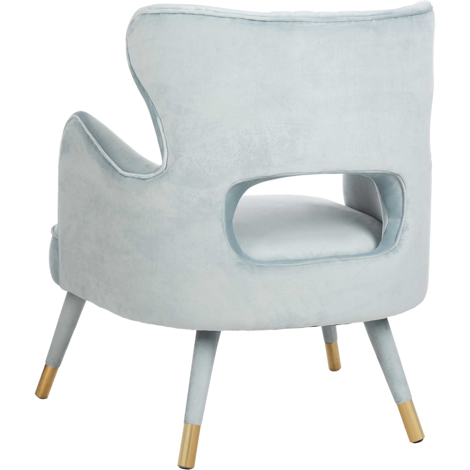 Blake Wingback Accent Chair Slate Blue