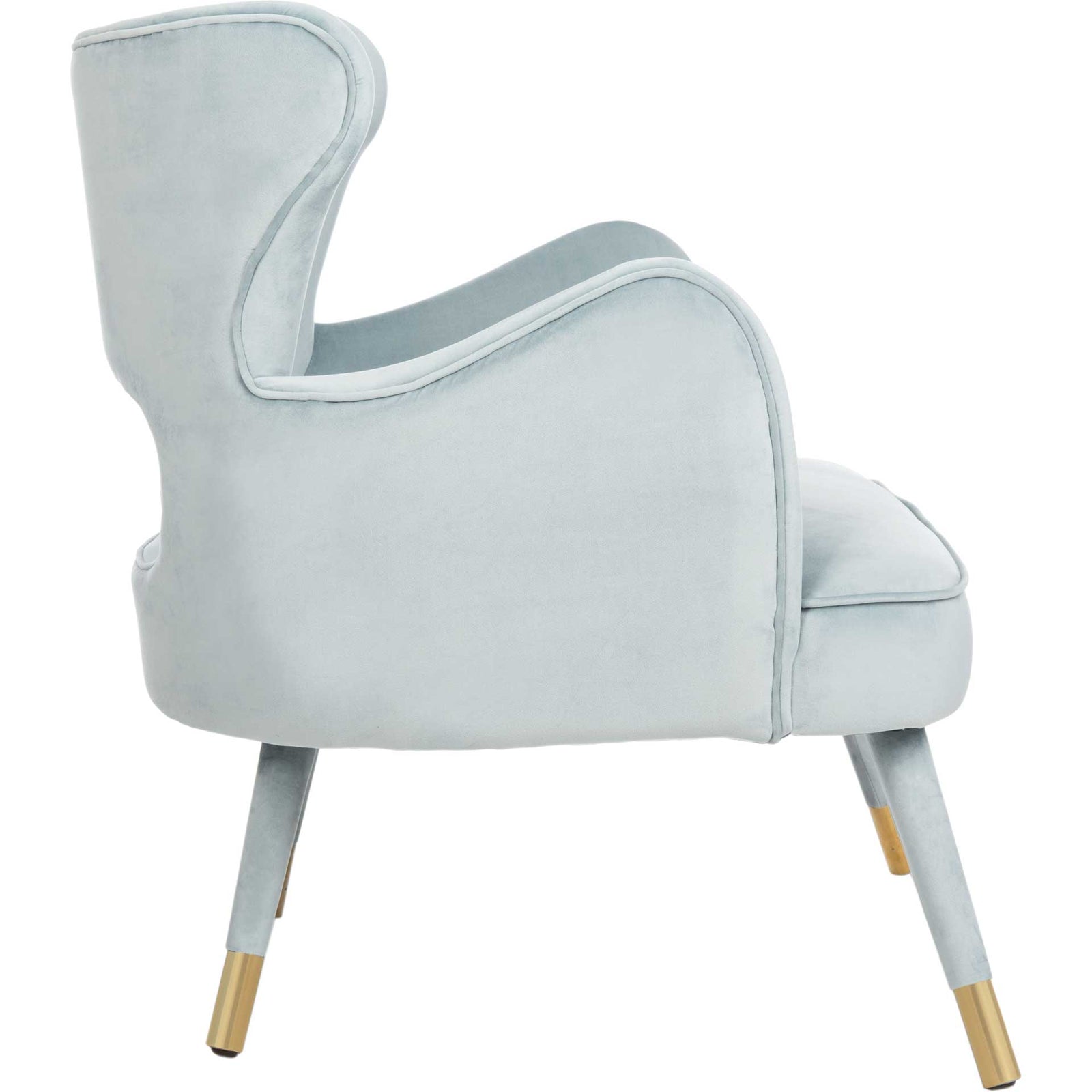 Blake Wingback Accent Chair Slate Blue