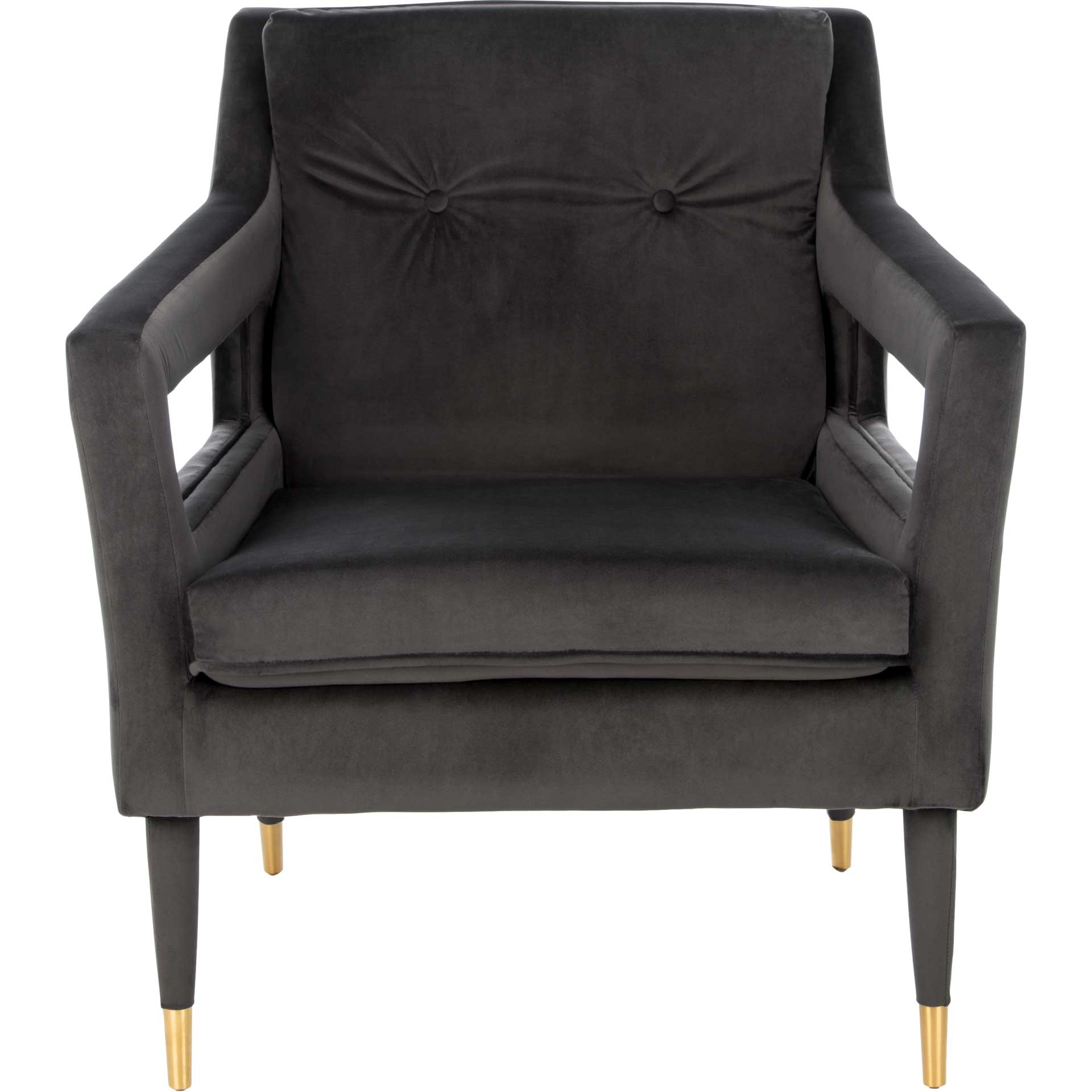 Malloy Tufted Accent Chair Shale