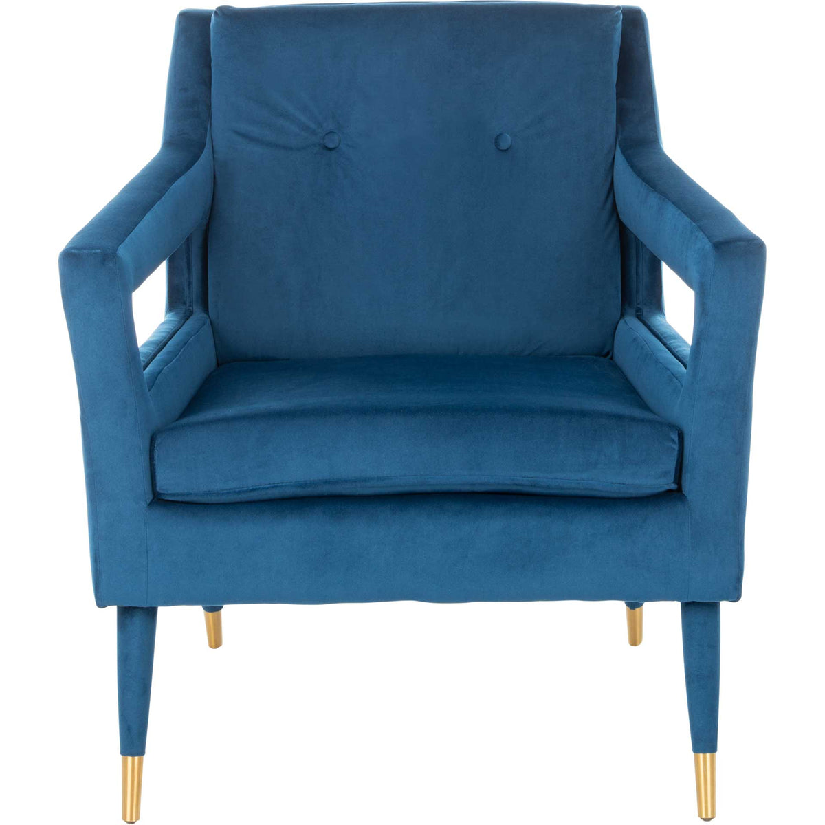 Malloy Tufted Accent Chair Navy