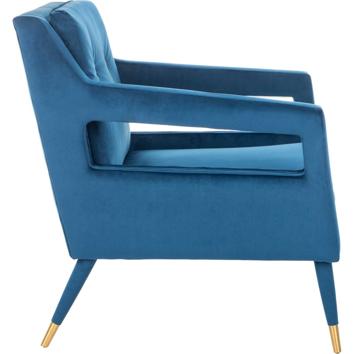 Malloy Tufted Accent Chair Navy