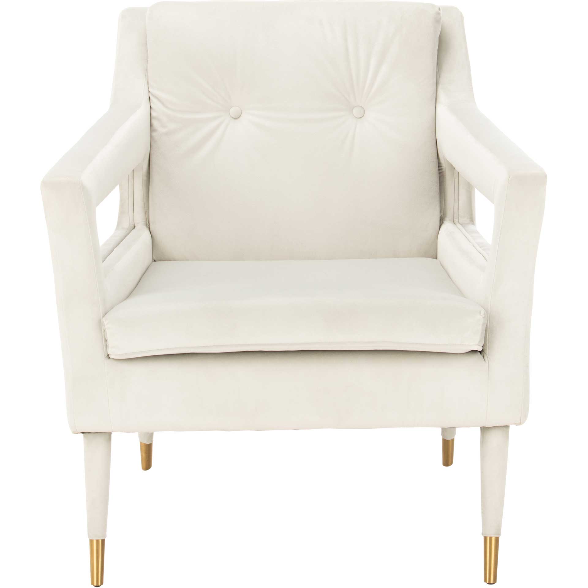 Malloy Upholstered Accent Chair Silver