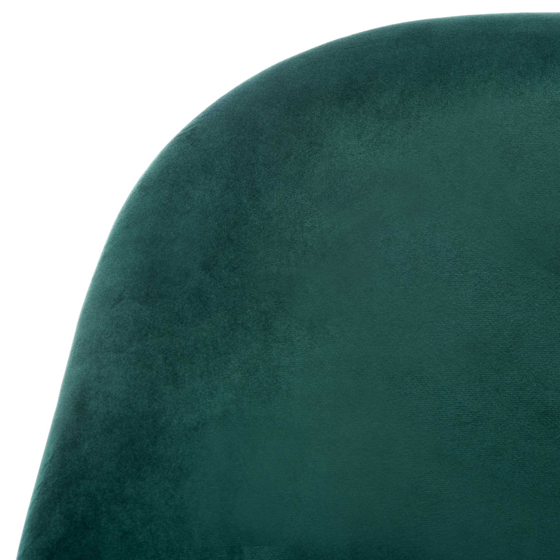 Brendan Mid Century Arm Chair Emerald/Brass