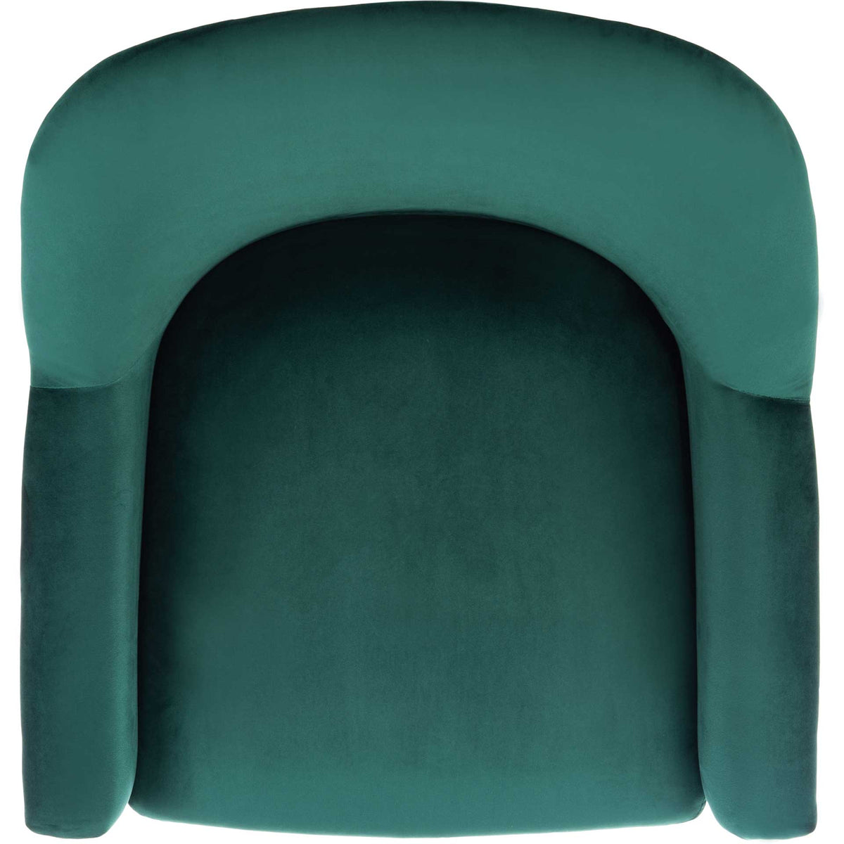 Brendan Mid Century Arm Chair Emerald/Brass
