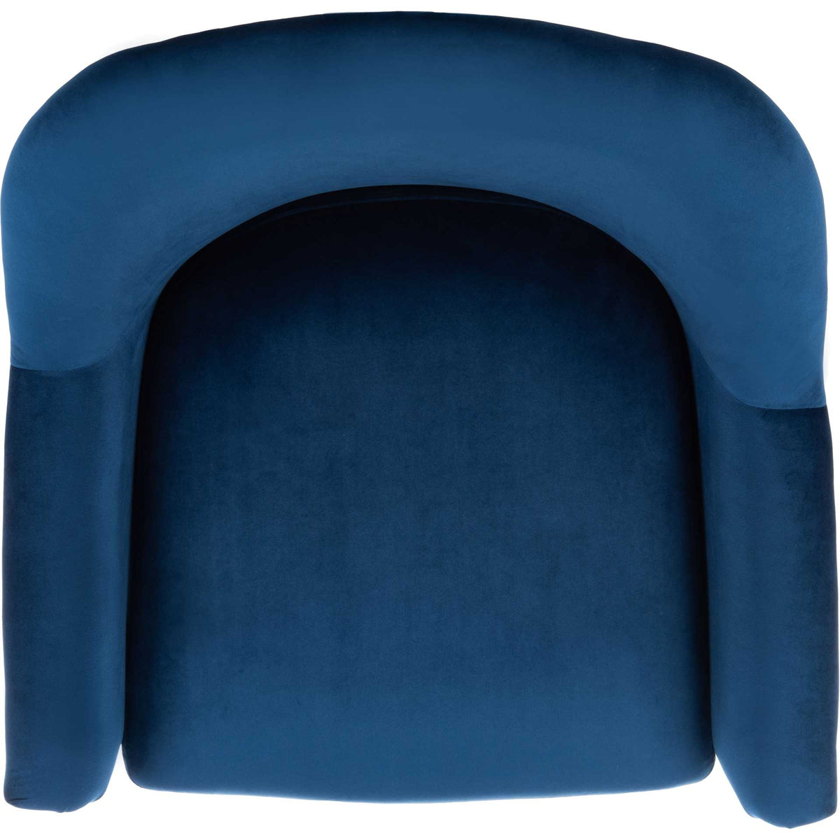 Brendan Mid Century Arm Chair Navy/Brass