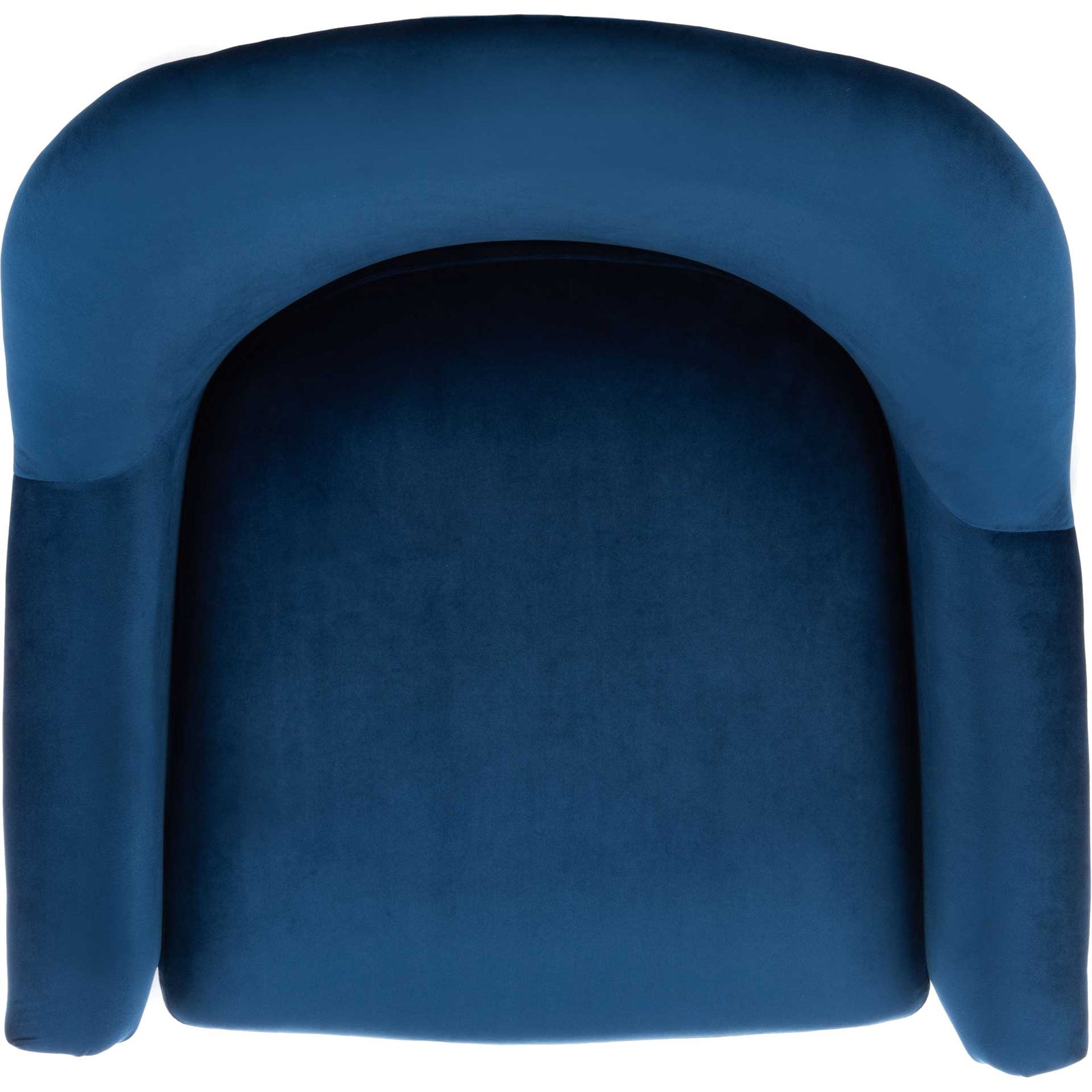 Brendan Mid Century Arm Chair Navy/Brass