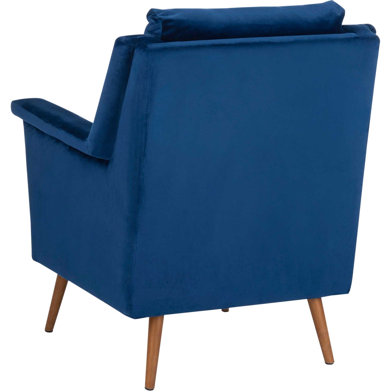 Aspen Mid Century Arm Chair Navy/Natural