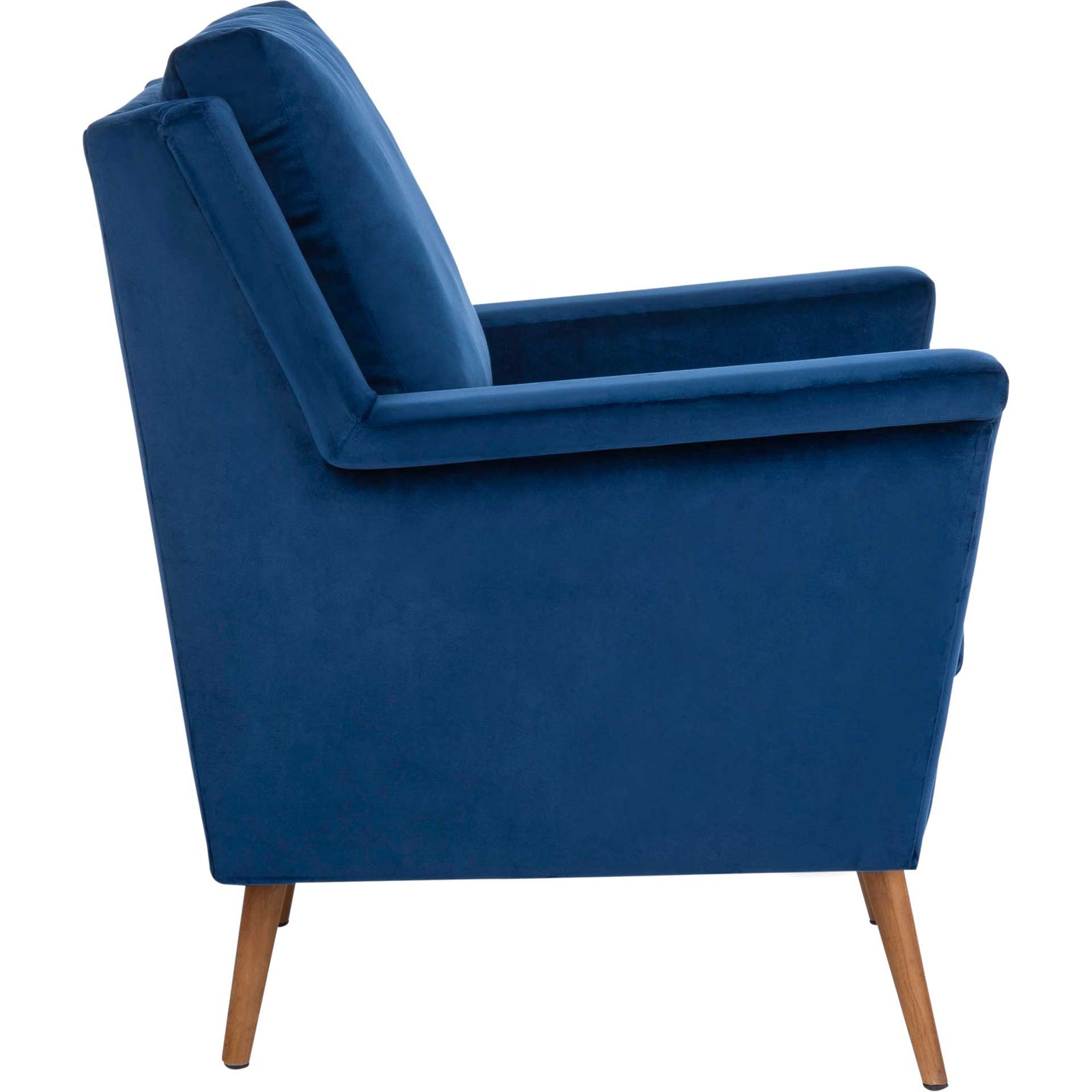 Aspen Mid Century Arm Chair Navy/Natural
