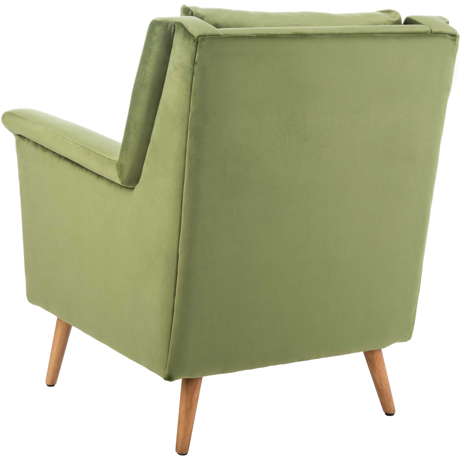 Aspen Mid Century Arm Chair Olive/Natural