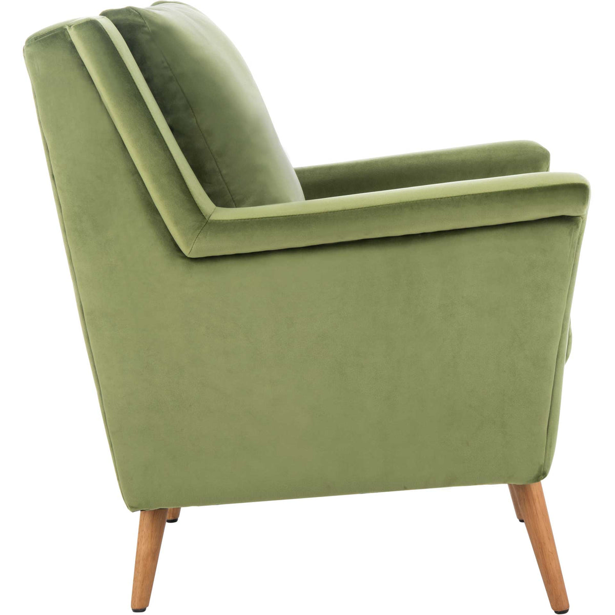 Aspen Mid Century Arm Chair Olive/Natural