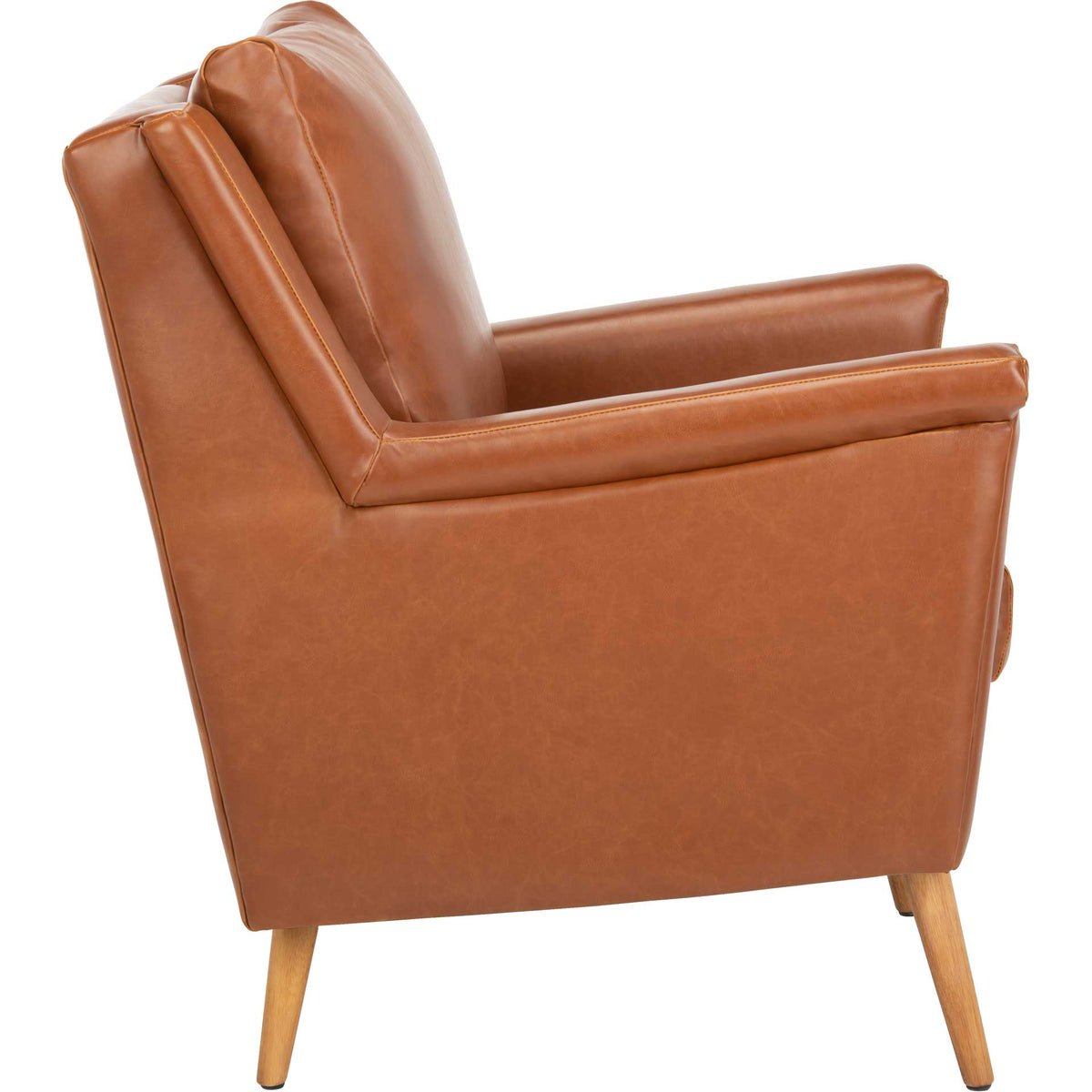 Aspen Mid Century Arm Chair Cognac/Natural