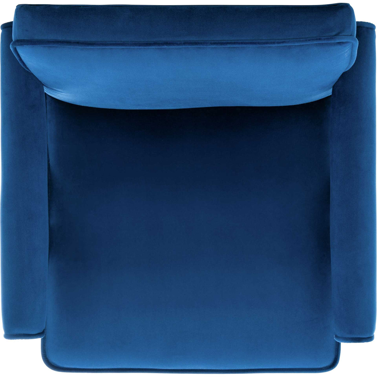 Sunflower Mid Century Arm Chair Navy/Walnut