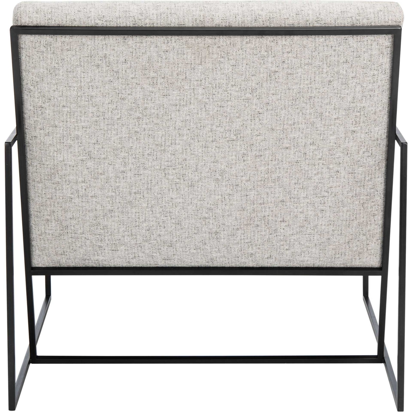 Atka Arm Chair Light Gray/Black Legs