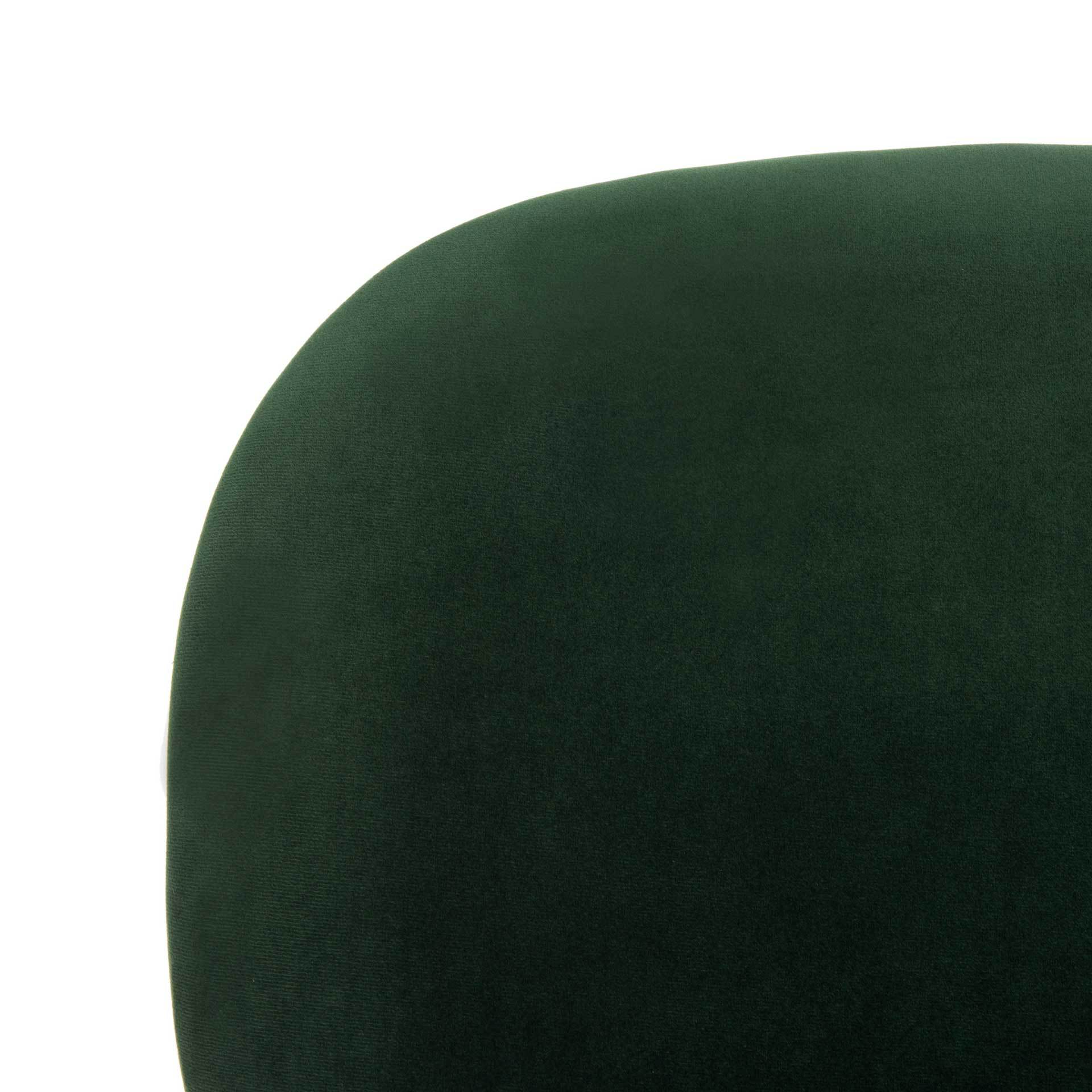 Jorden Round Side Chair Malachite Green/Gold (Set of 2)