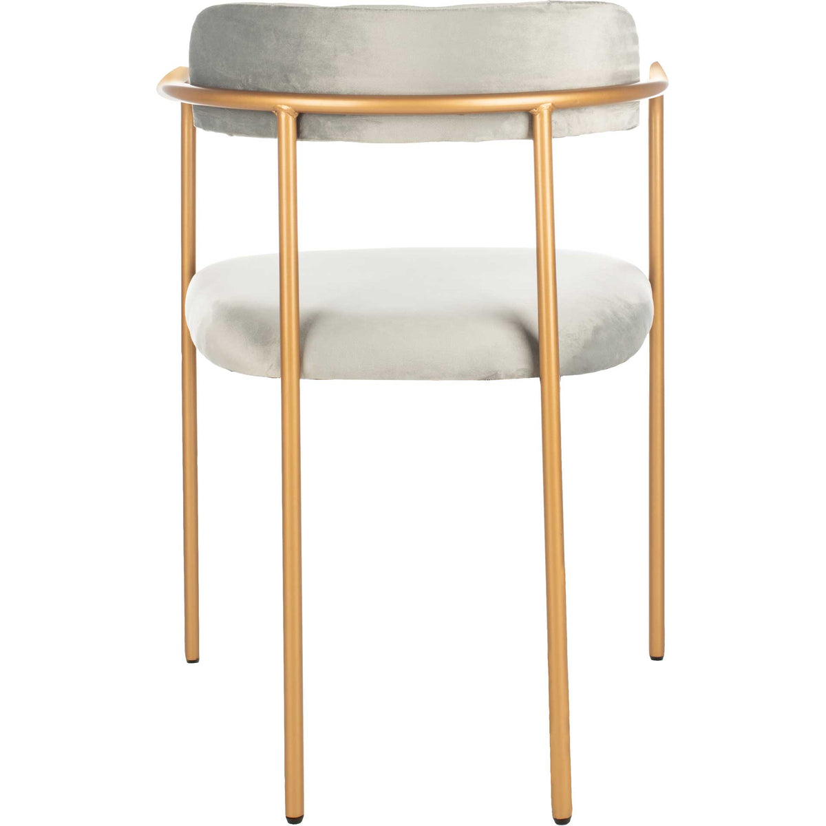 Callahan Side Chair Gray/Gold (Set of 2)