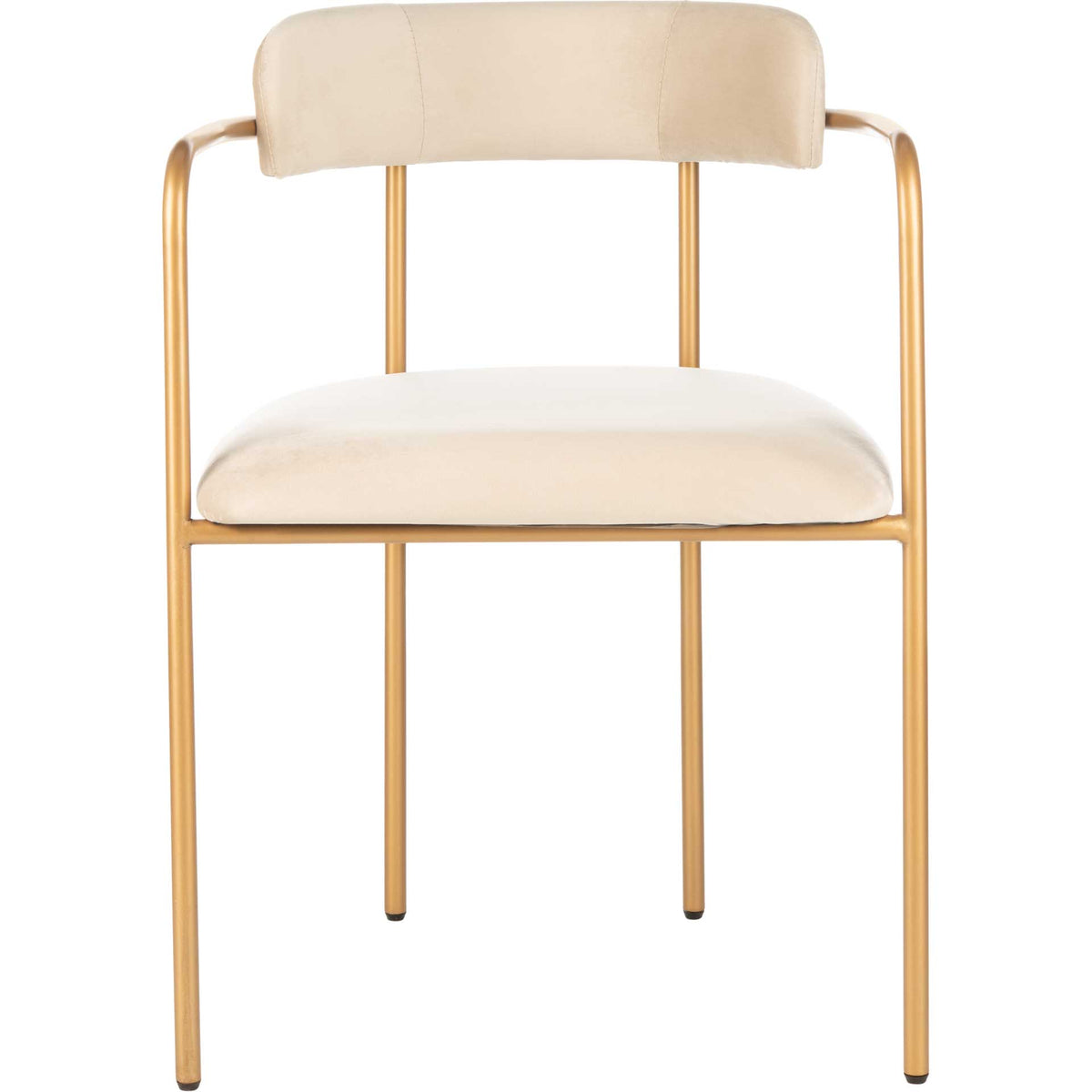 Callahan Side Chair Beige/Gold (Set of 2)