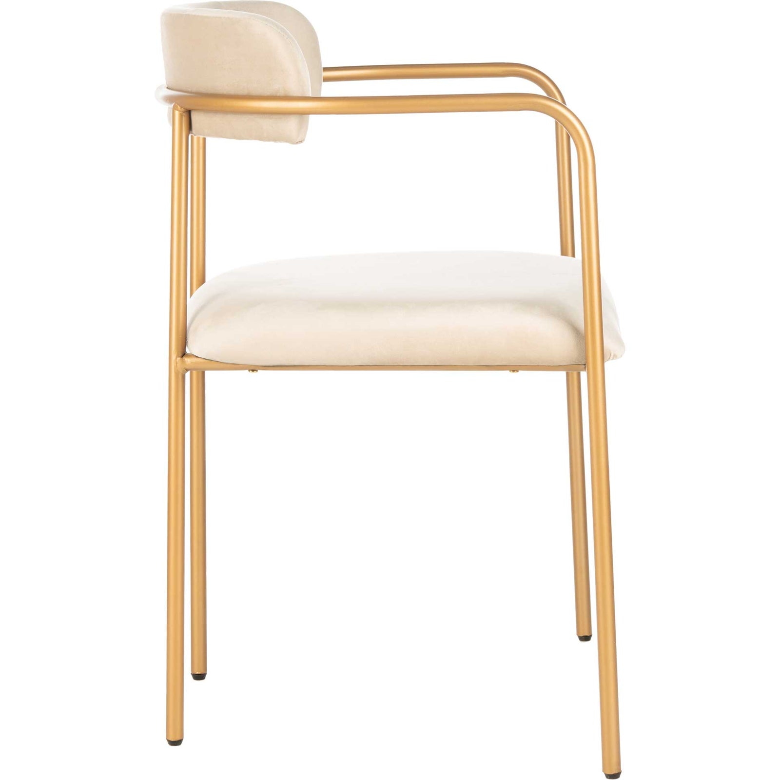 Callahan Side Chair Beige/Gold (Set of 2)