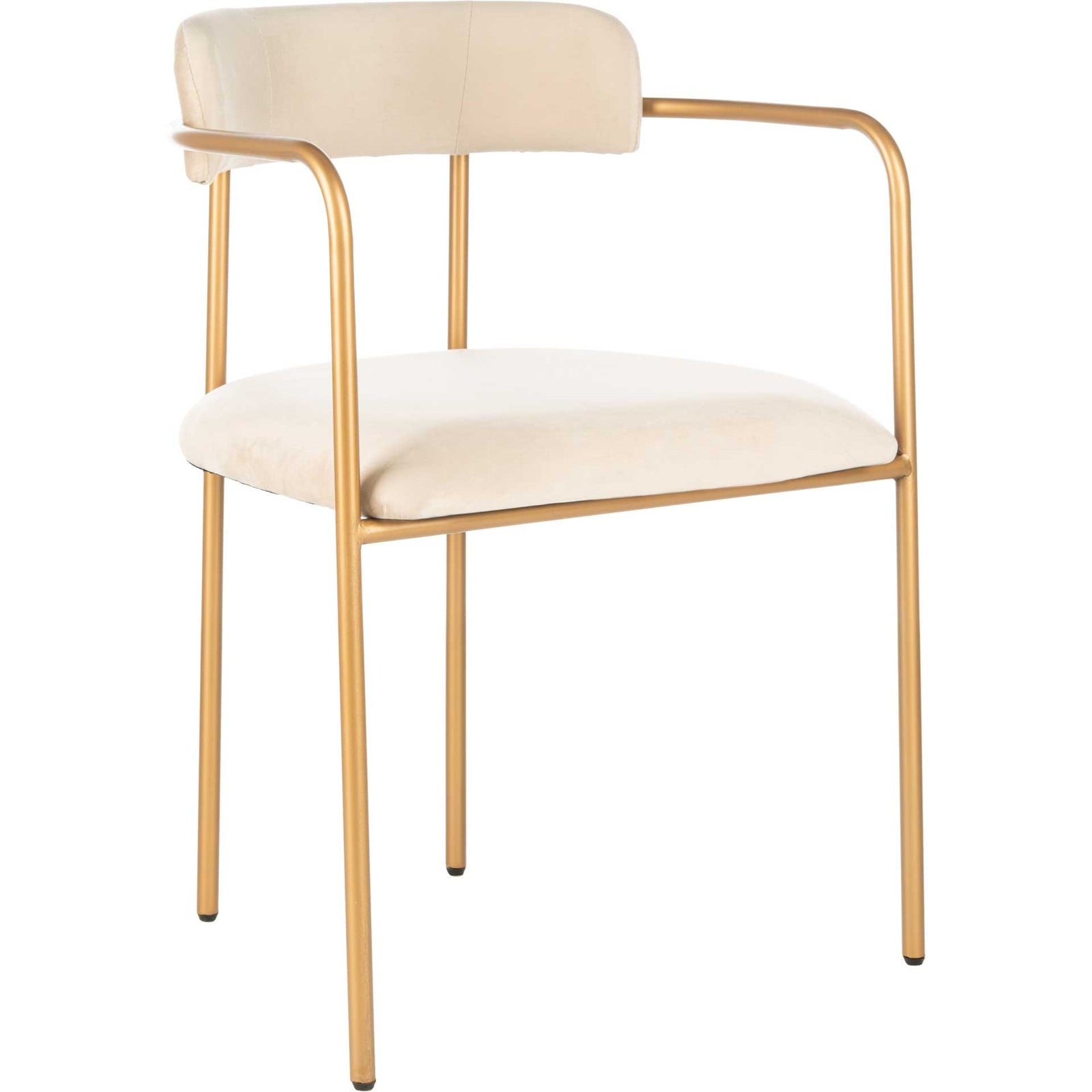 Callahan Side Chair Beige/Gold (Set of 2)