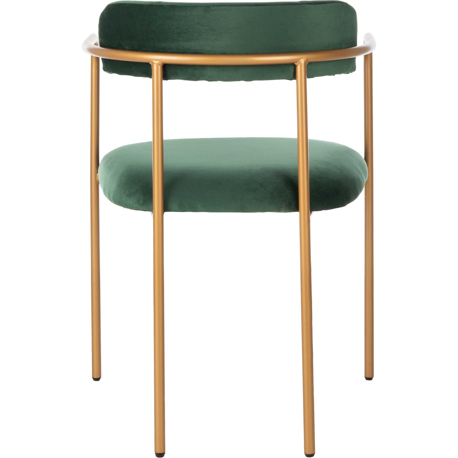 Callahan Side Chair Malachite Green/Gold (Set of 2)