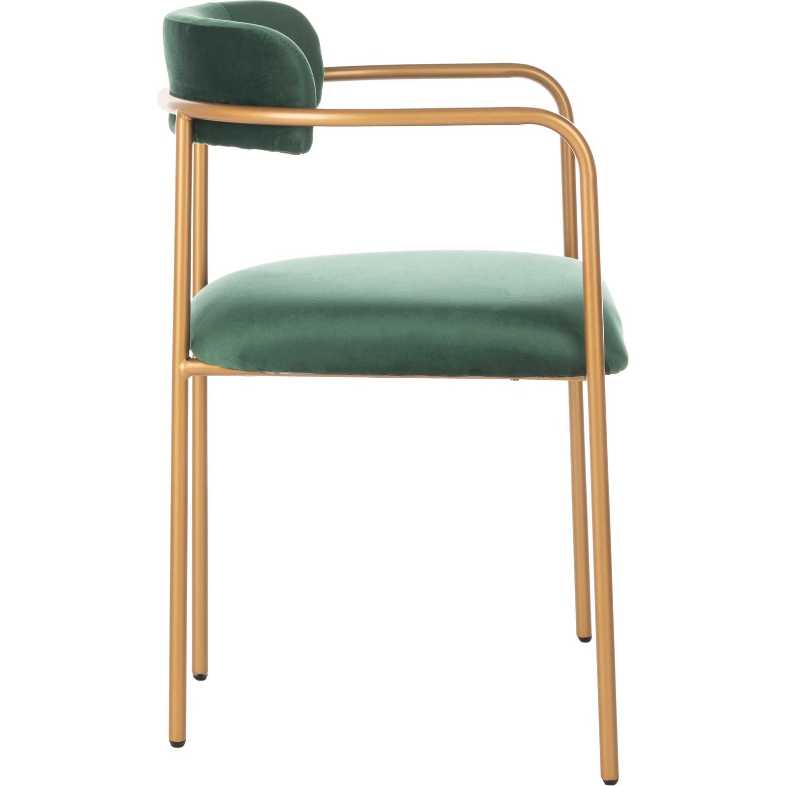 Callahan Side Chair Malachite Green/Gold (Set of 2)