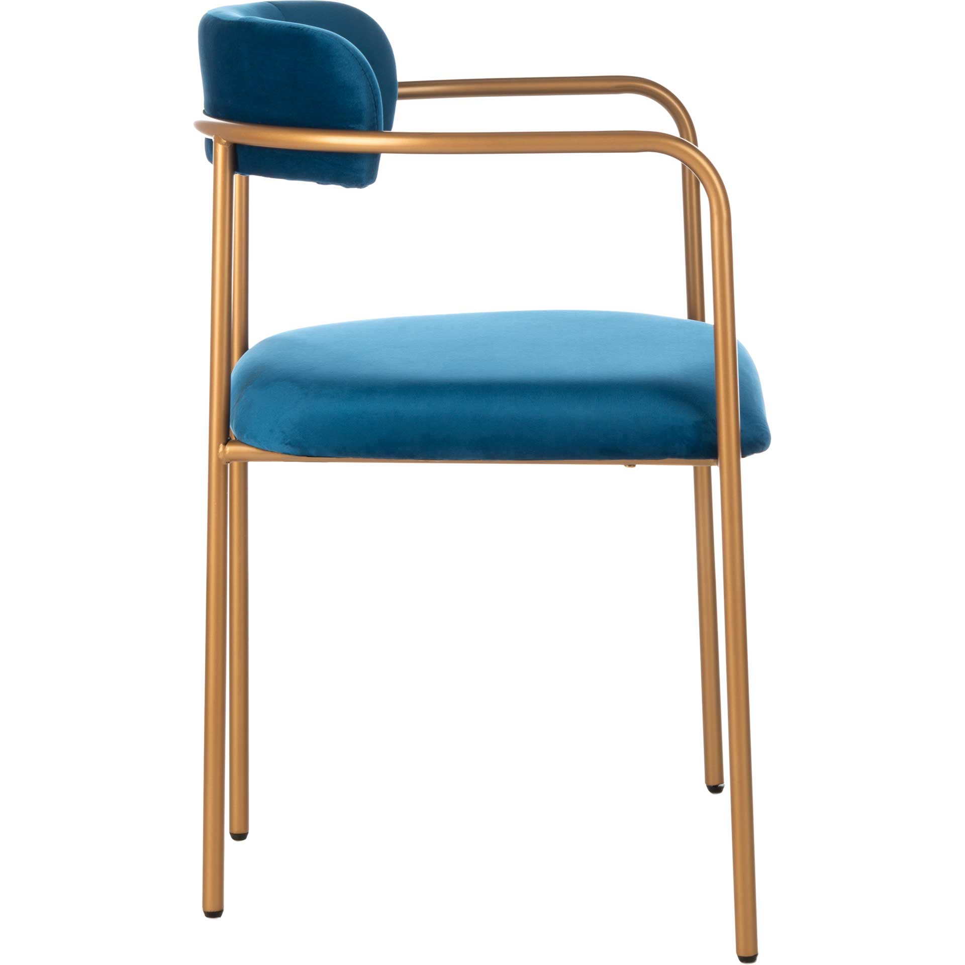 Callahan Side Chair Navy/Gold (Set of 2)