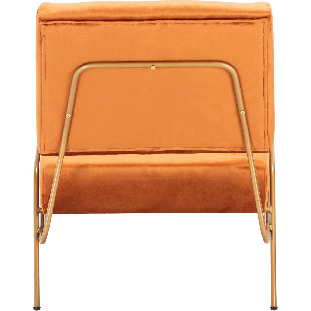 Rosa Velvet Accent Chair Sienna/Gold