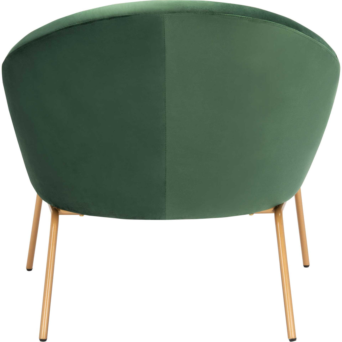 Manny Velvet Accent Chair Malachite Green/Gold