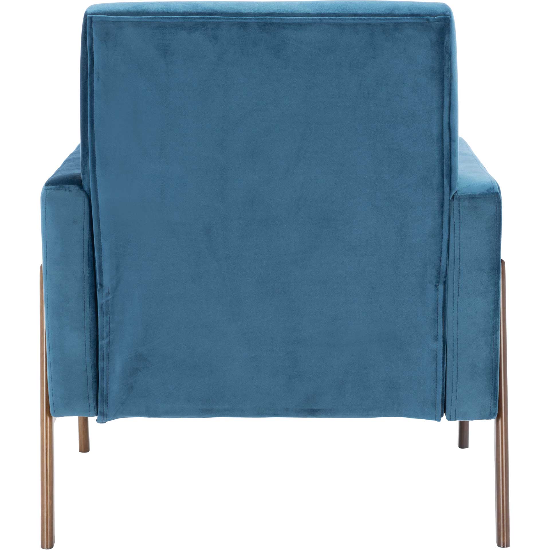 Rocha Sofa Accent Chair Blue/Antique Coffee