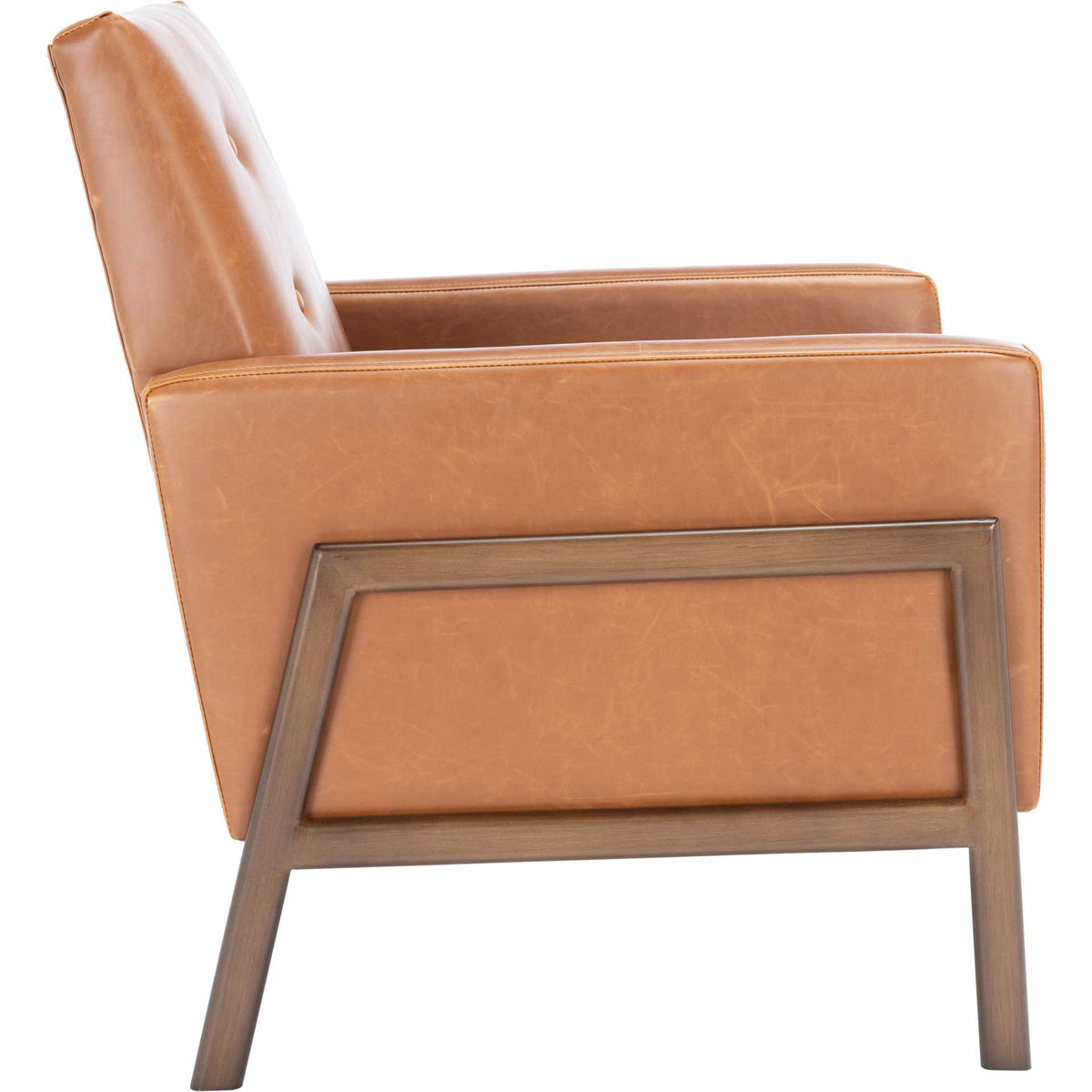 Rocha Sofa Accent Chair Light Brown/Antique Coffee