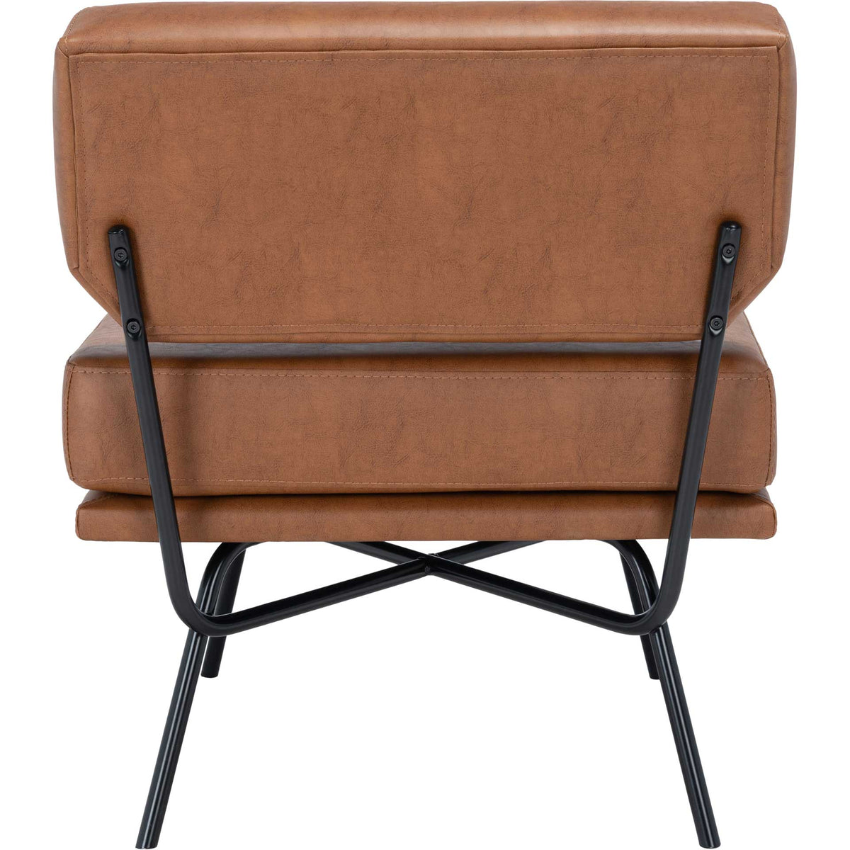 Kelly Accent Chair Cognac/Matte Black