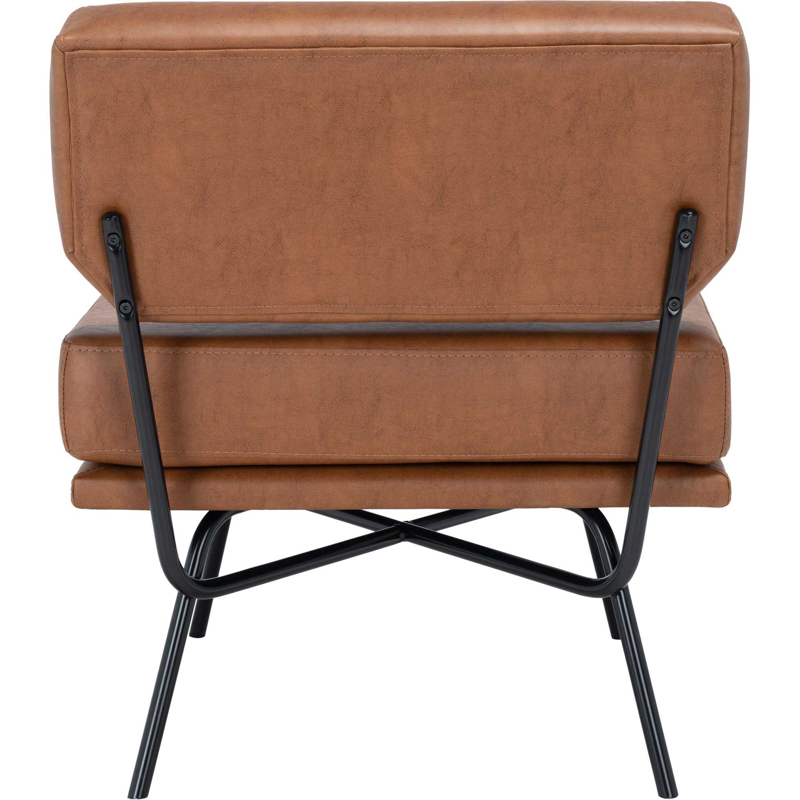 Kelly Accent Chair Cognac/Matte Black