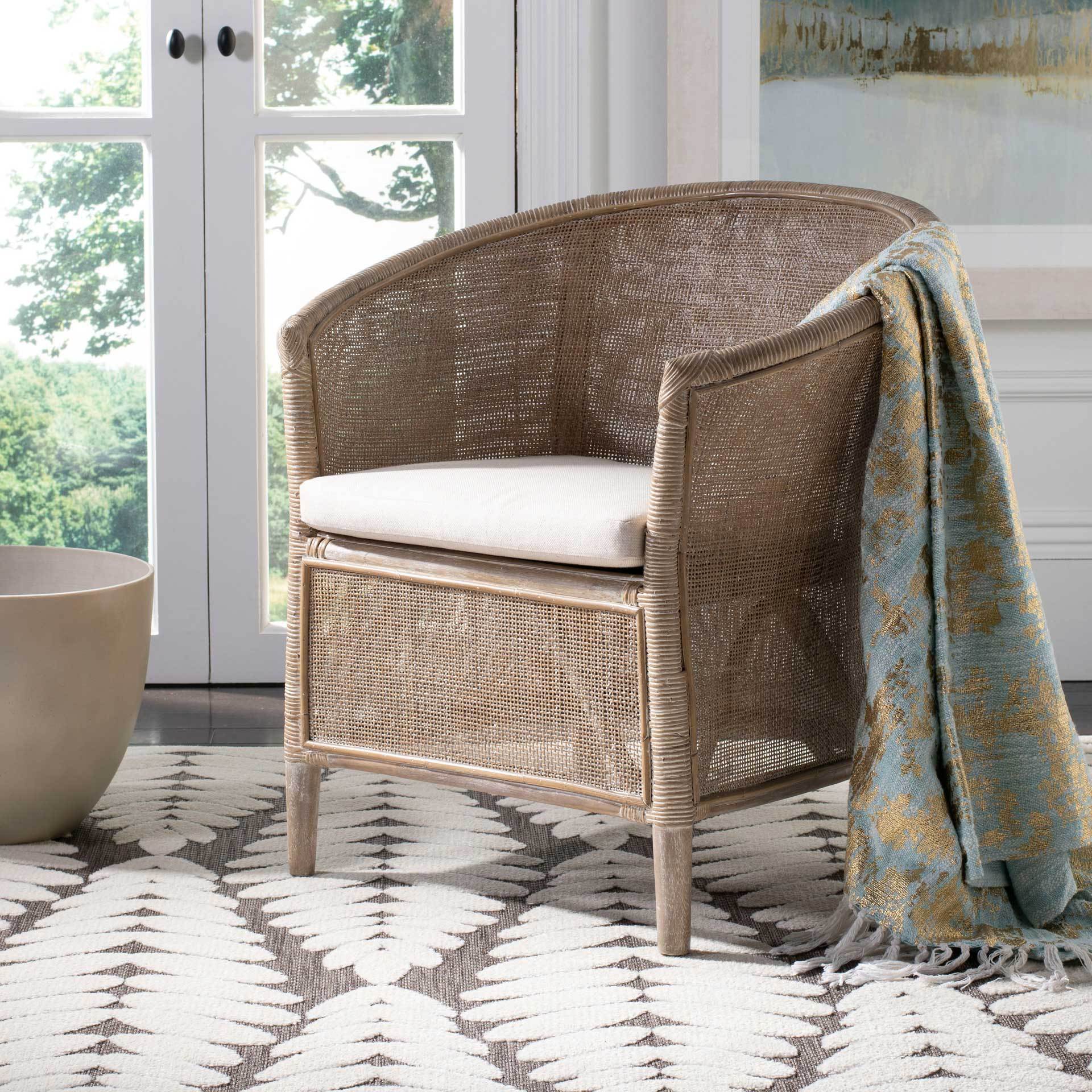 Alessandra Rattan Armchair