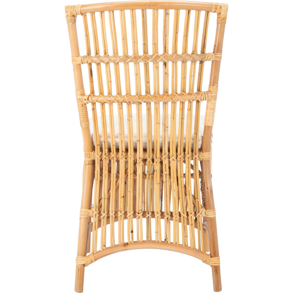 Erapel Rattan Accent Chair Natural/White (Set of 2)
