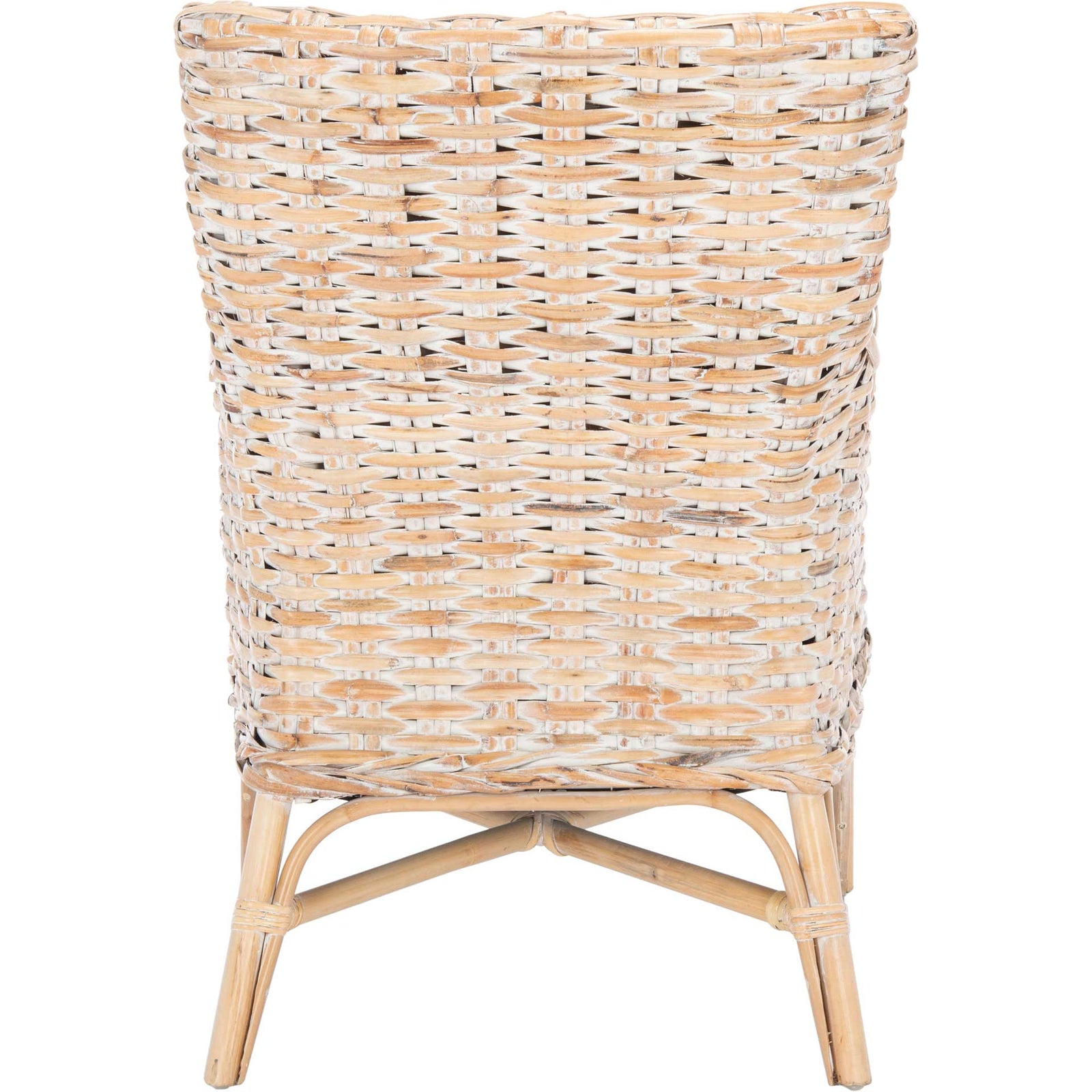 Crispin Rattan Accent Chair Natural White Wash