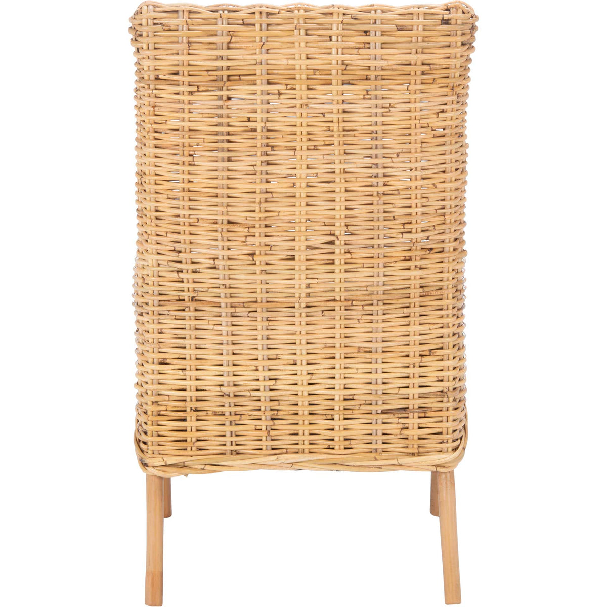 Nabbi Rattan Accent Chair With Cushion Natural/White