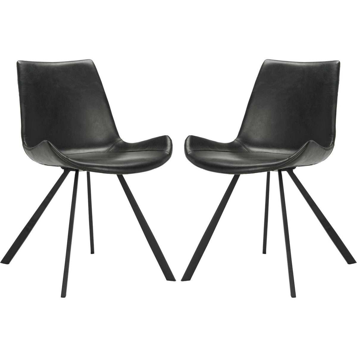 Tegan Side Chair Black (Set of 2)