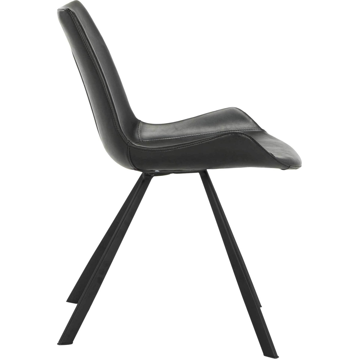 Tegan Side Chair Black (Set of 2)