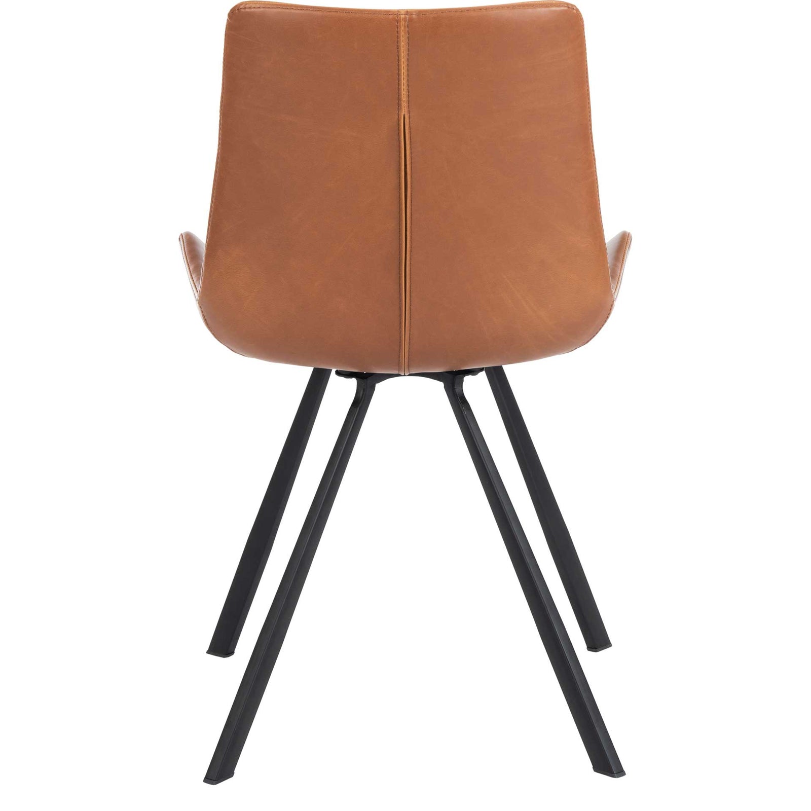 Tegan Dining Chair Cognac/Black (Set of 2)