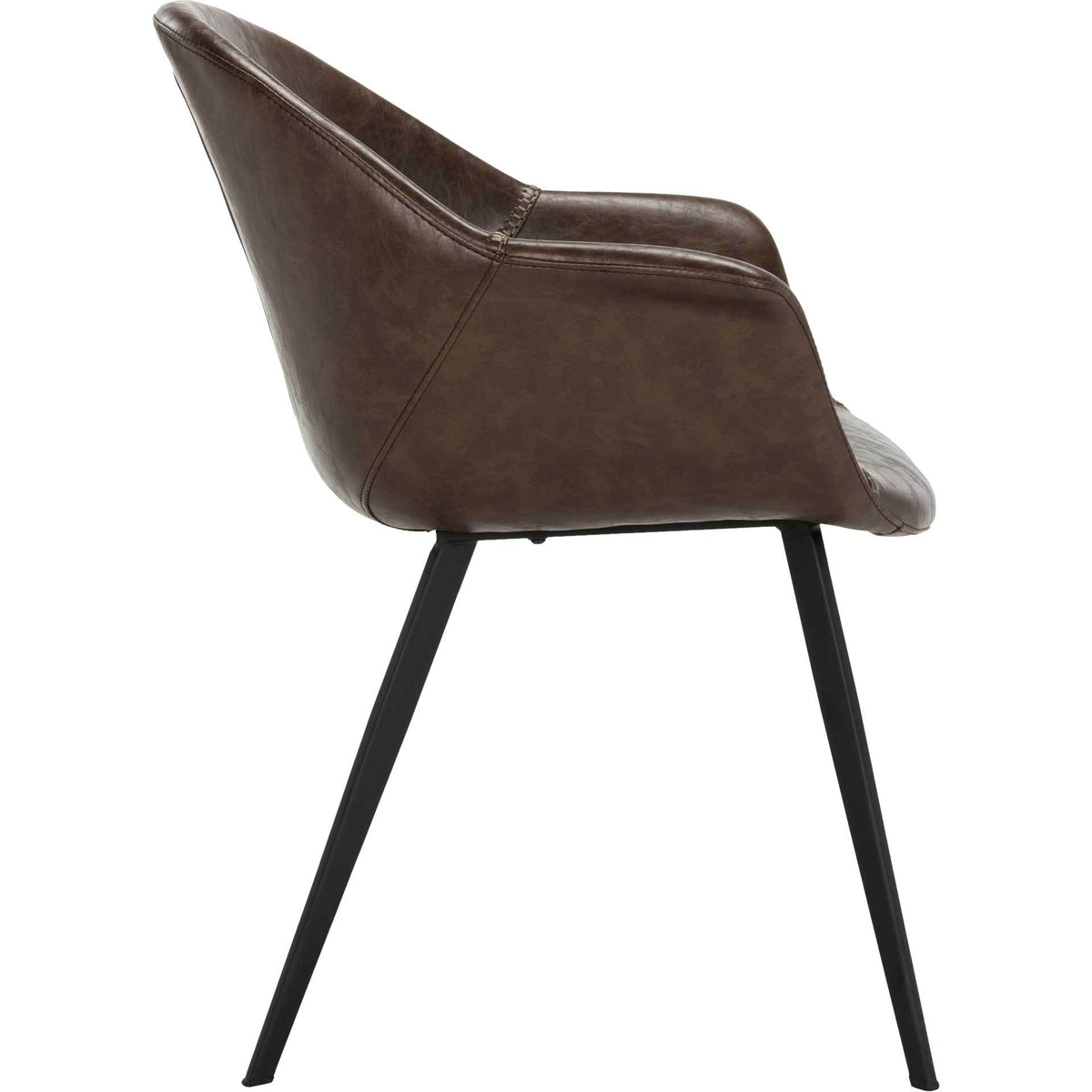 Duke Leather Tub Chair (Set of 2)