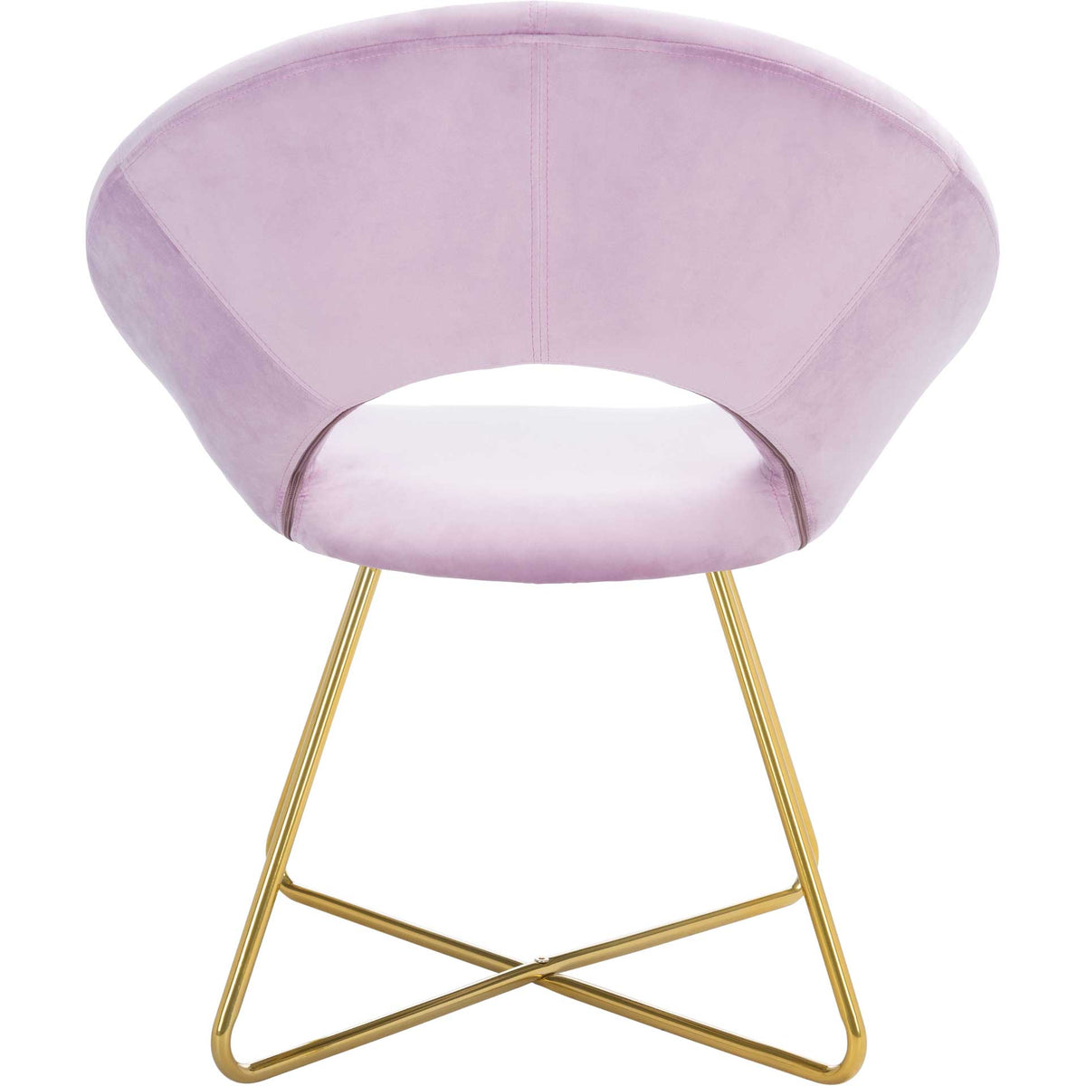 Alban Accent Chair Lilac/Gold