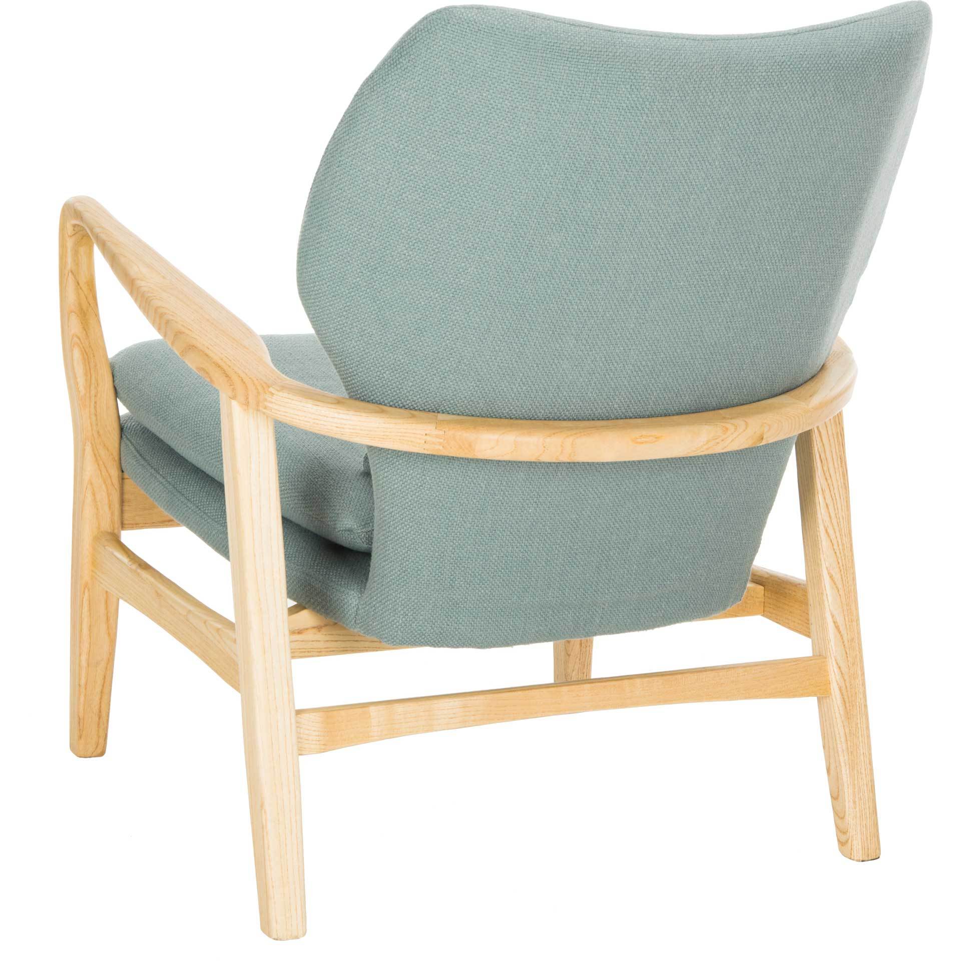 Tatiana Accent Chair Blue/Natural