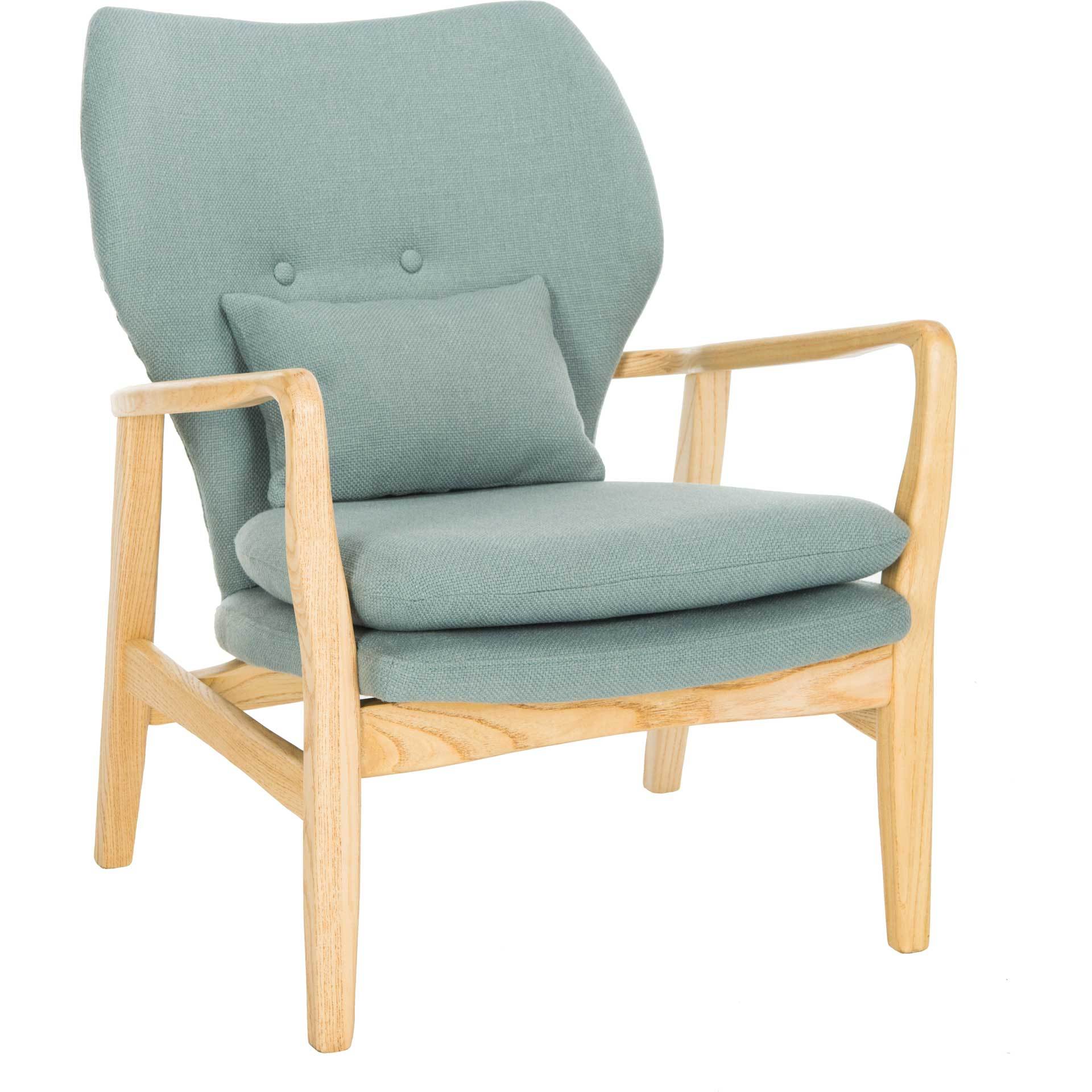 Tatiana Accent Chair Blue/Natural