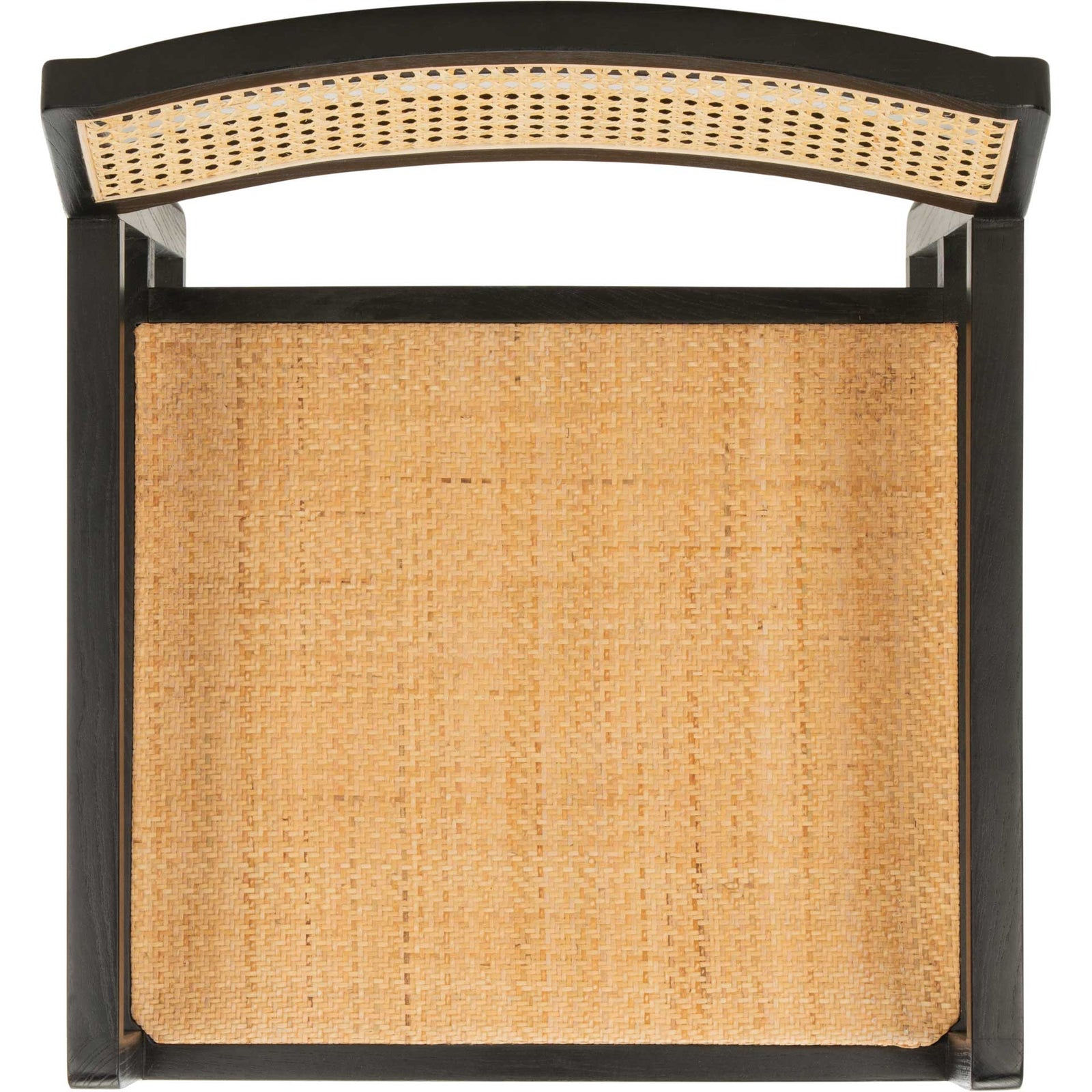 Lucy Cane Accent Chair Black/Natural