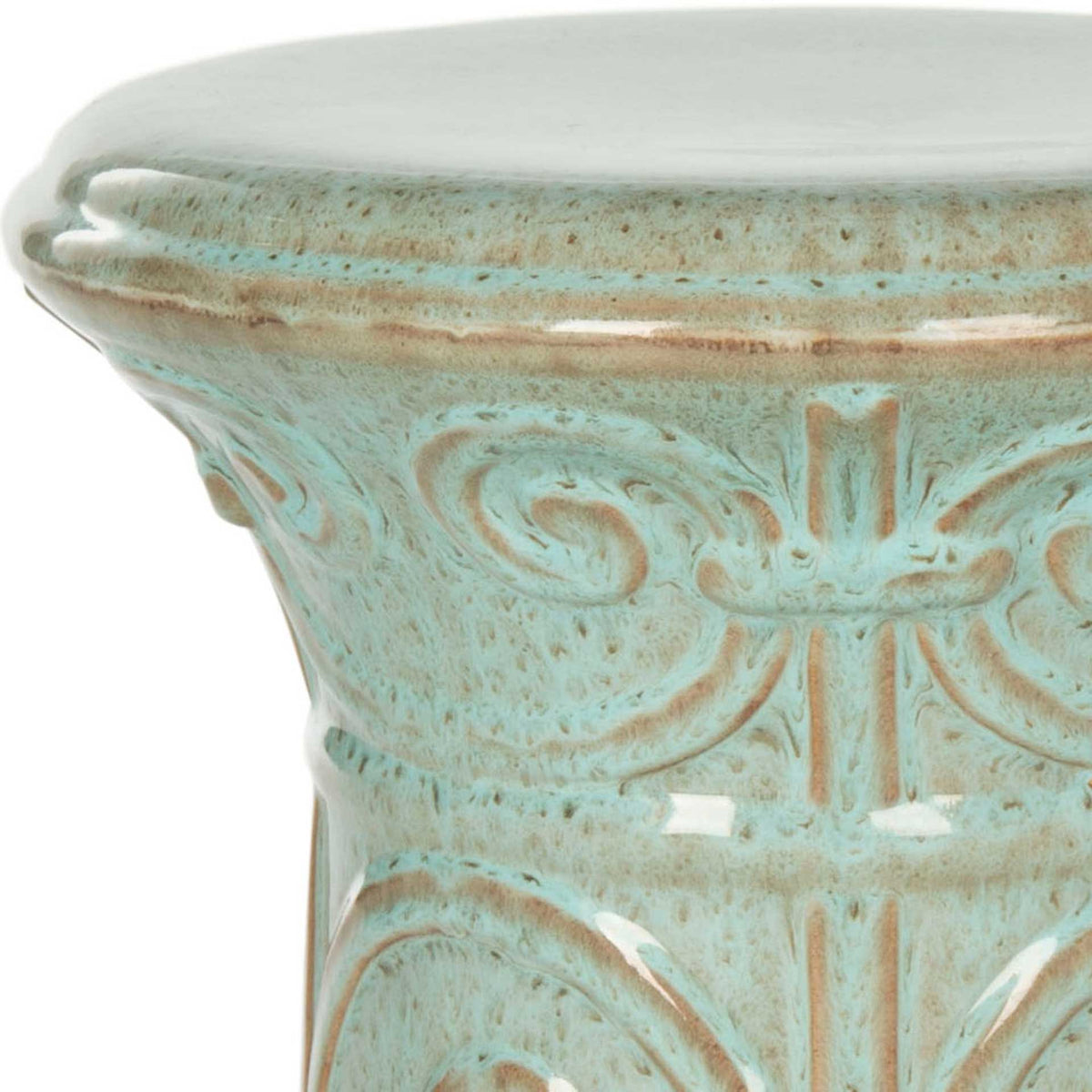 Imperial Garden Stool Blue