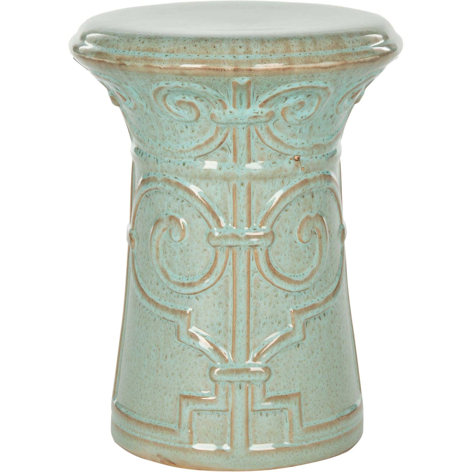 Imperial Garden Stool Blue